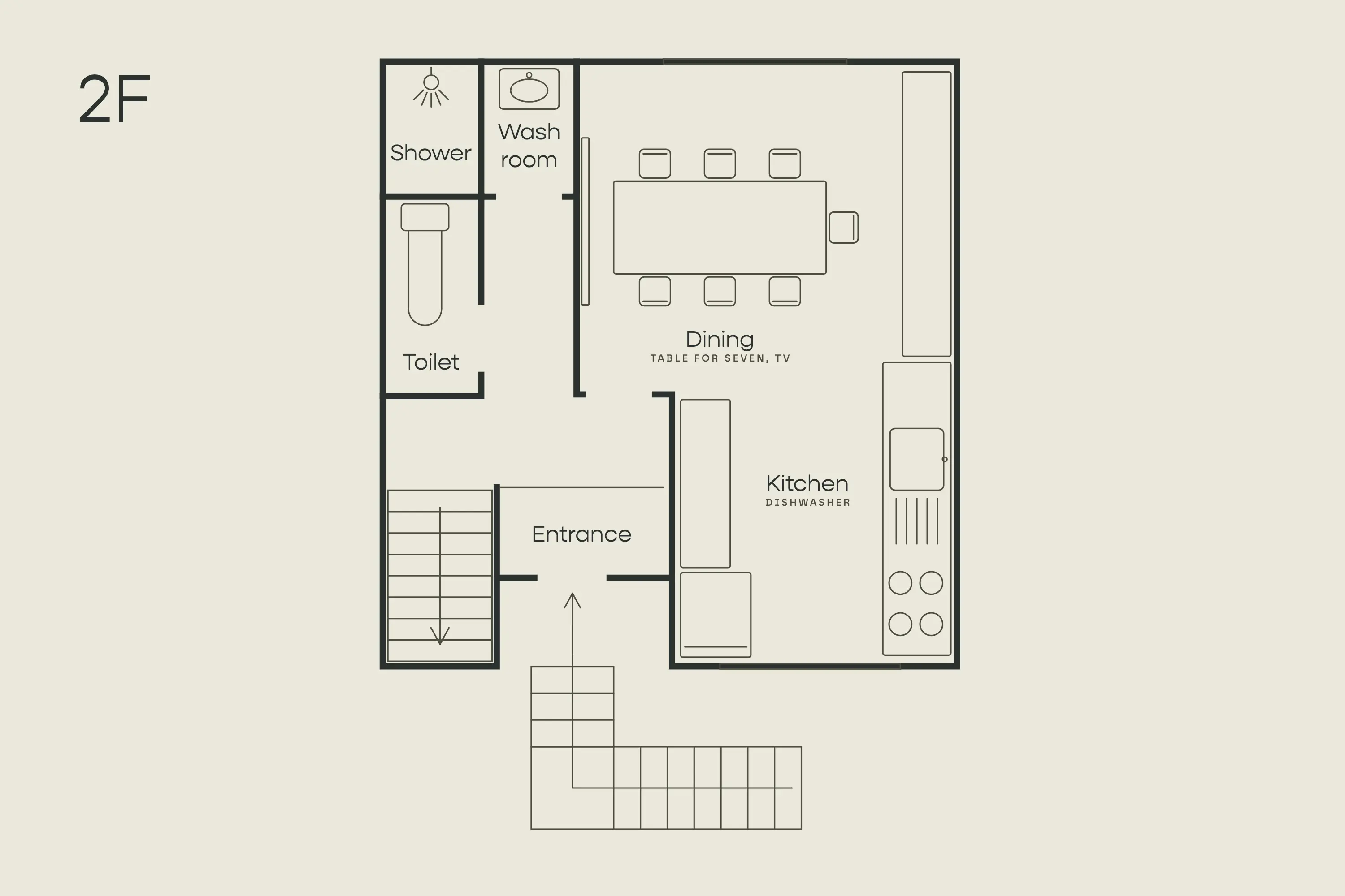 Fuyu Hatsudai house floor plan 2nd floor