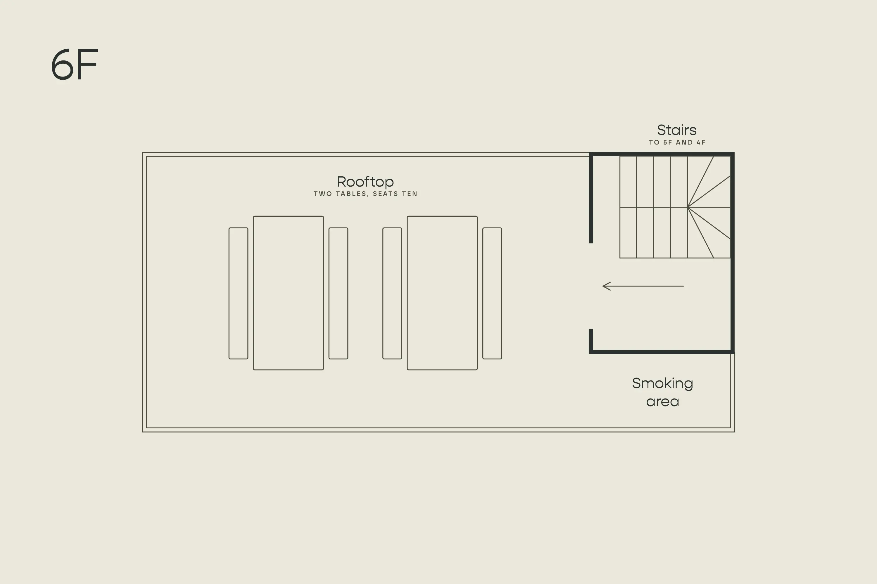 Morishita Penthouse apartment floor plan rooftop