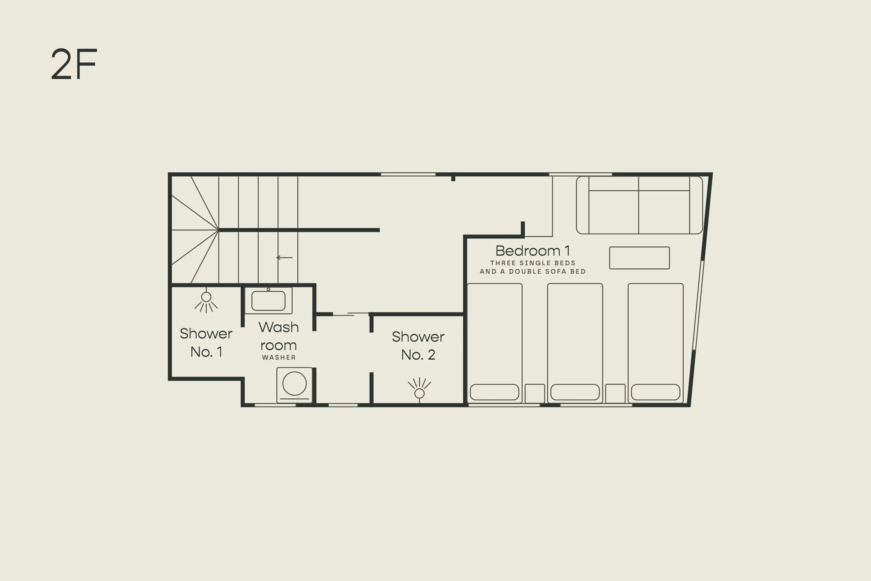 Nakano-Sakaue house floor plan 2nd floor